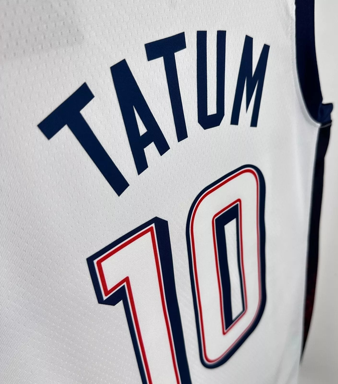 J. Tatum #10 Navy & White Men's USA Basketball 2024 Jersey