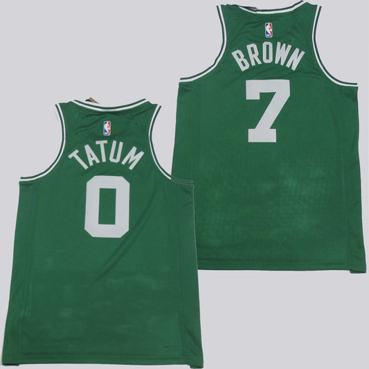 Boston Green Icon Edition Jersey – Tatum, Brown, Porzingis, Holiday, White, Pritchard