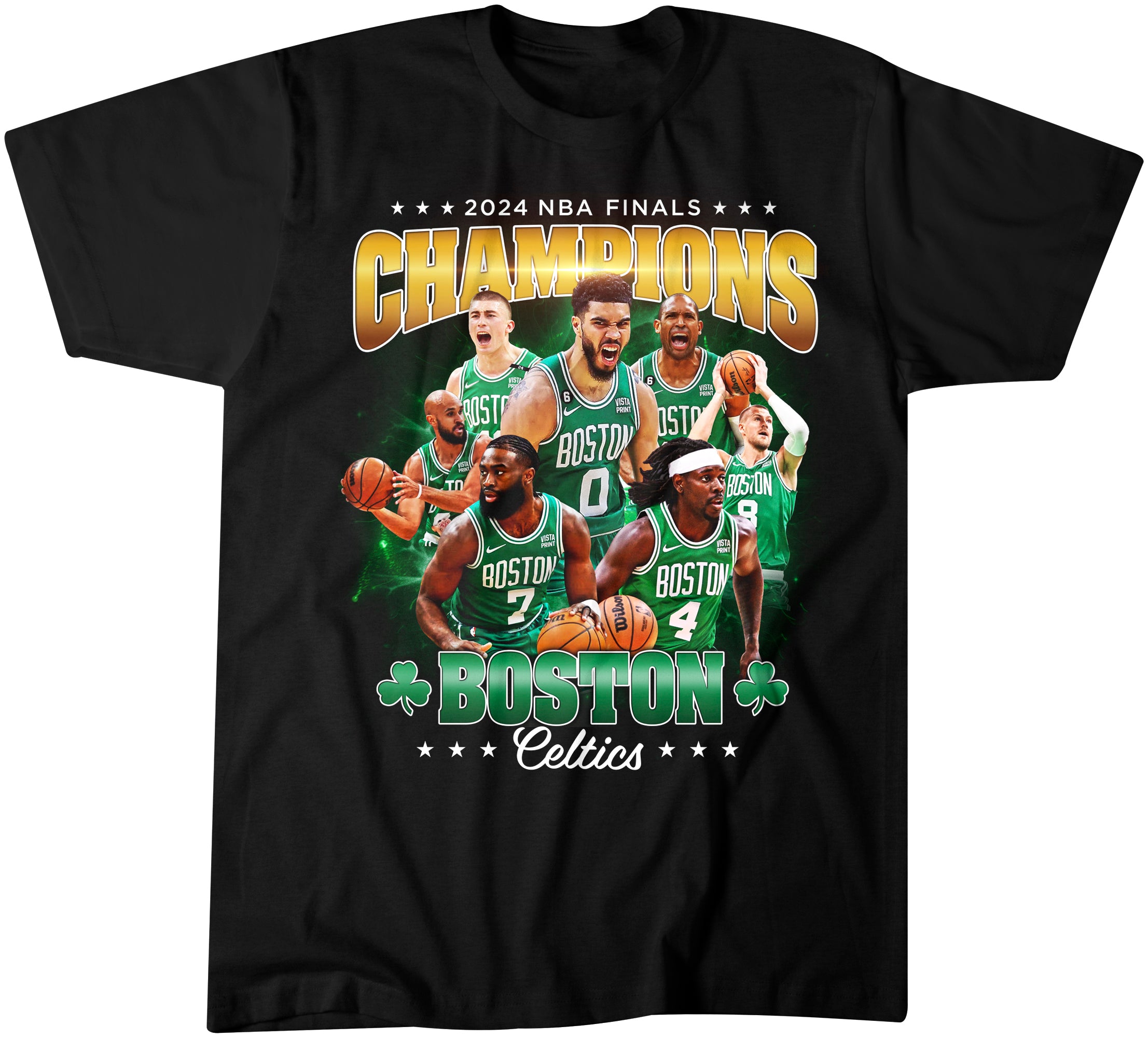 2024 Boston Champions Retro Victory T-Shirt