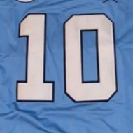 D. Maye #10 North Carolina College Jersey (Blue & White Available)