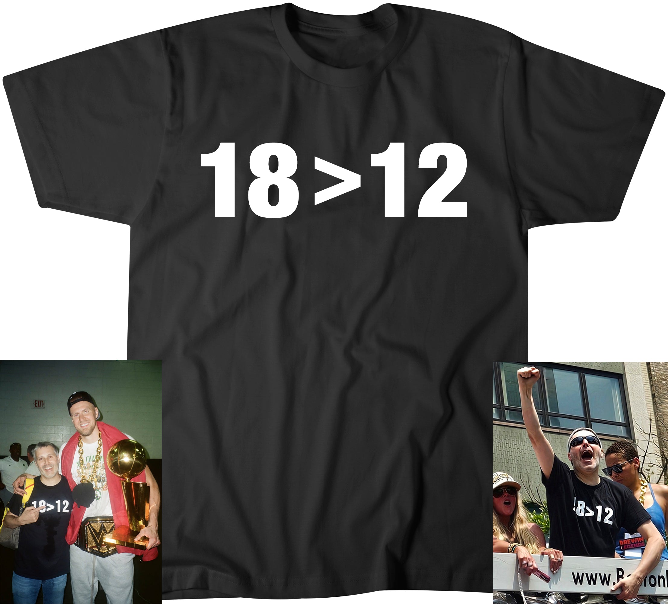 18 > 12 Boston Over Los Angeles Parade T-Shirt