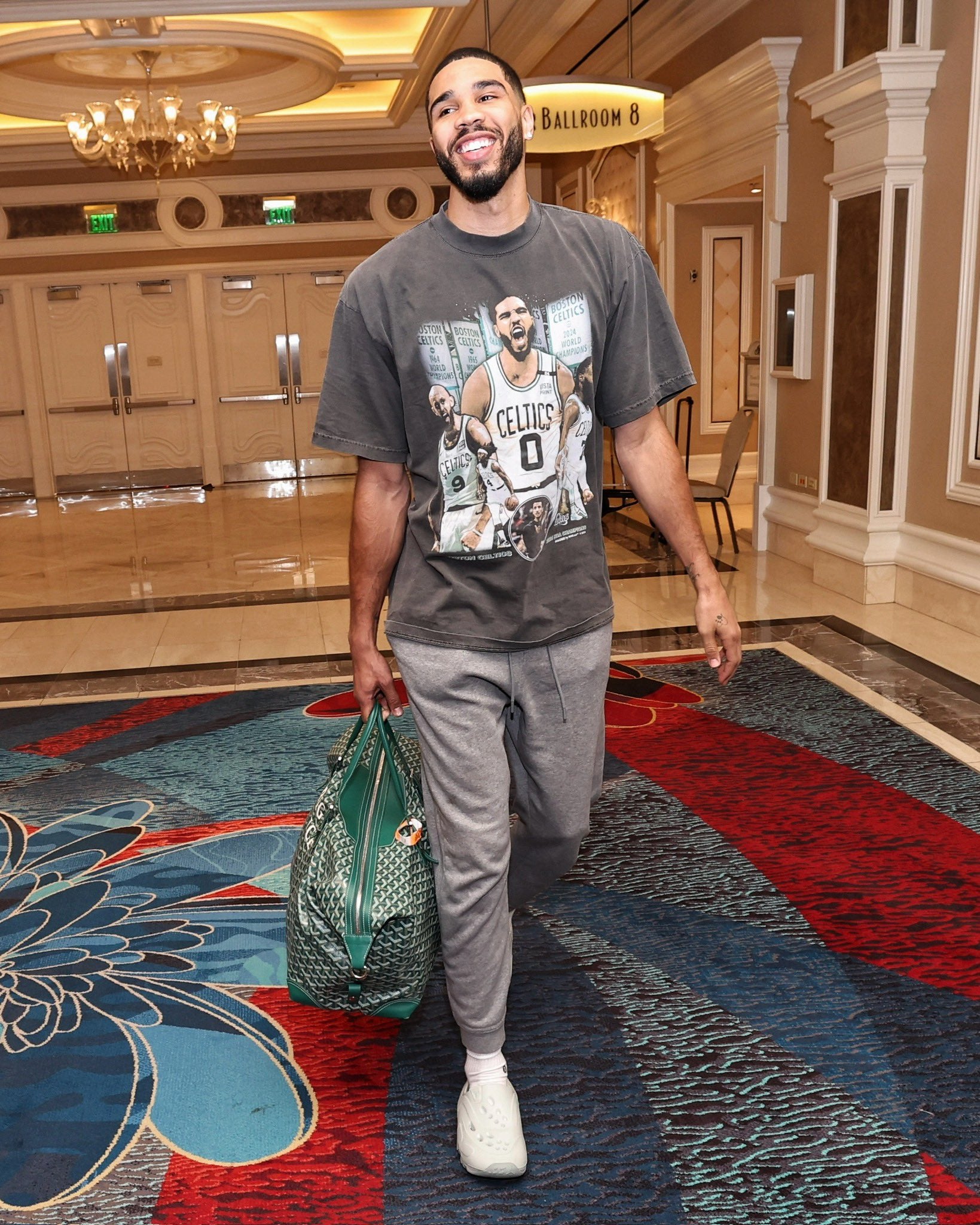 Tatum’s Iconic Team USA and Fenway T-Shirt